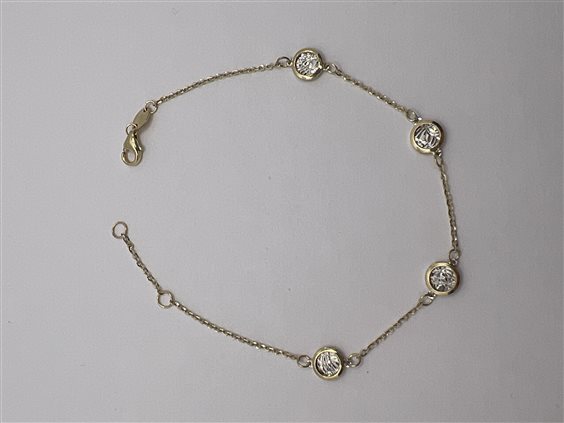 Bracciale Domar Donna Bracciale oro 9k in Oro BROR-272-280 - BROR-272-280